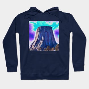 Devil's Tower in Wyoming Hoodie